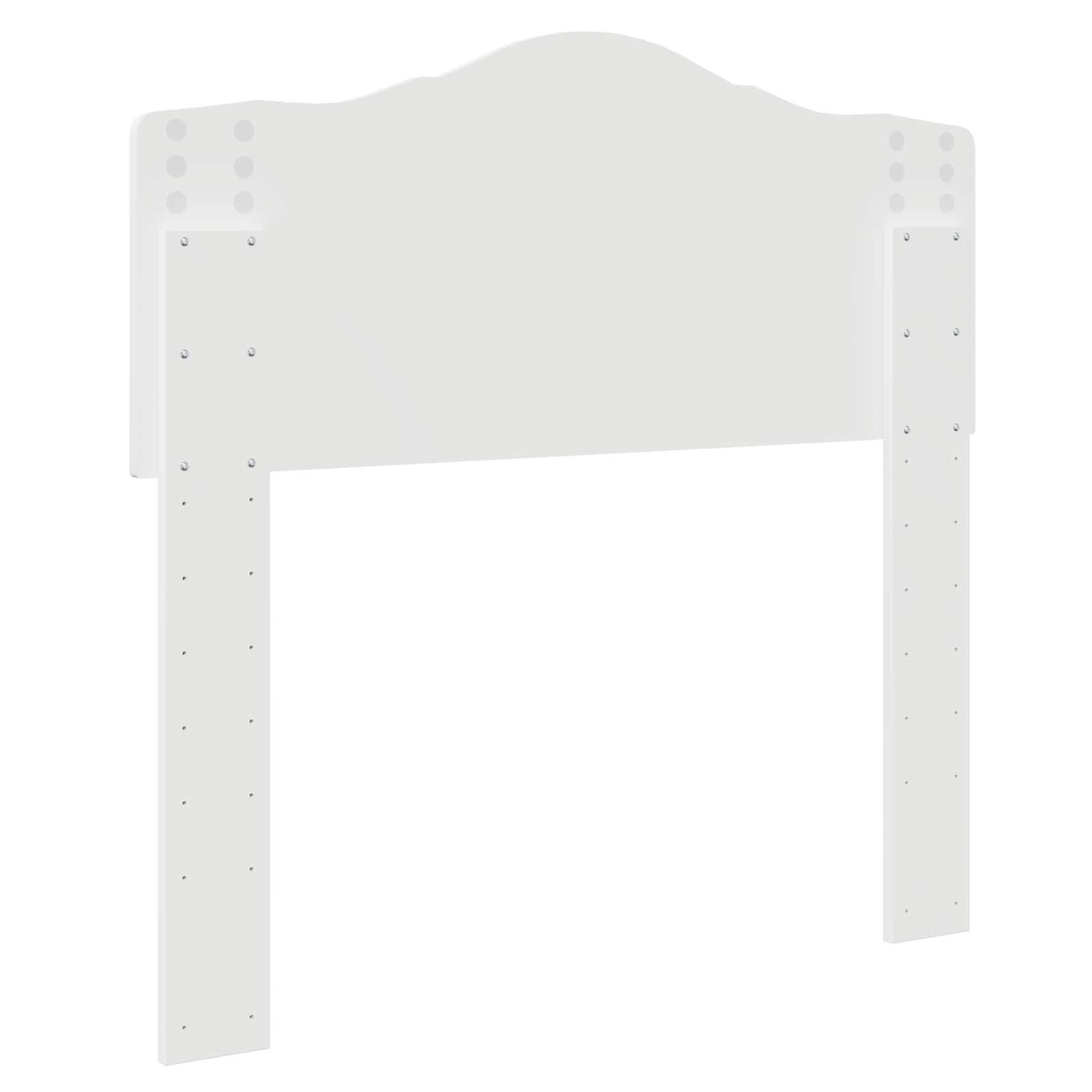 Tête de lit Blanc Brillant 100 cm Bois d'ingénierie - XIOS