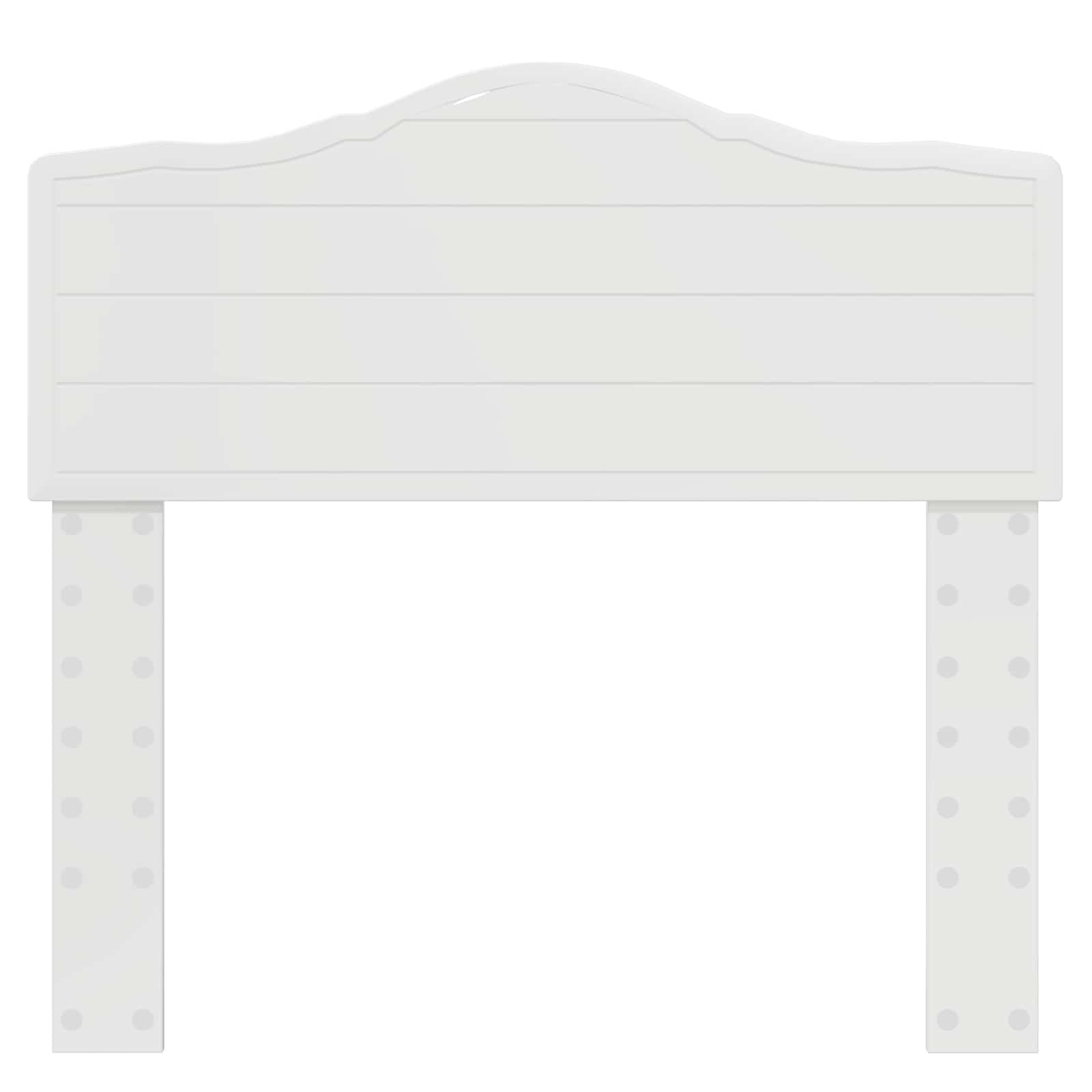 Tête de lit Blanc Brillant 100 cm Bois d'ingénierie - XIOS