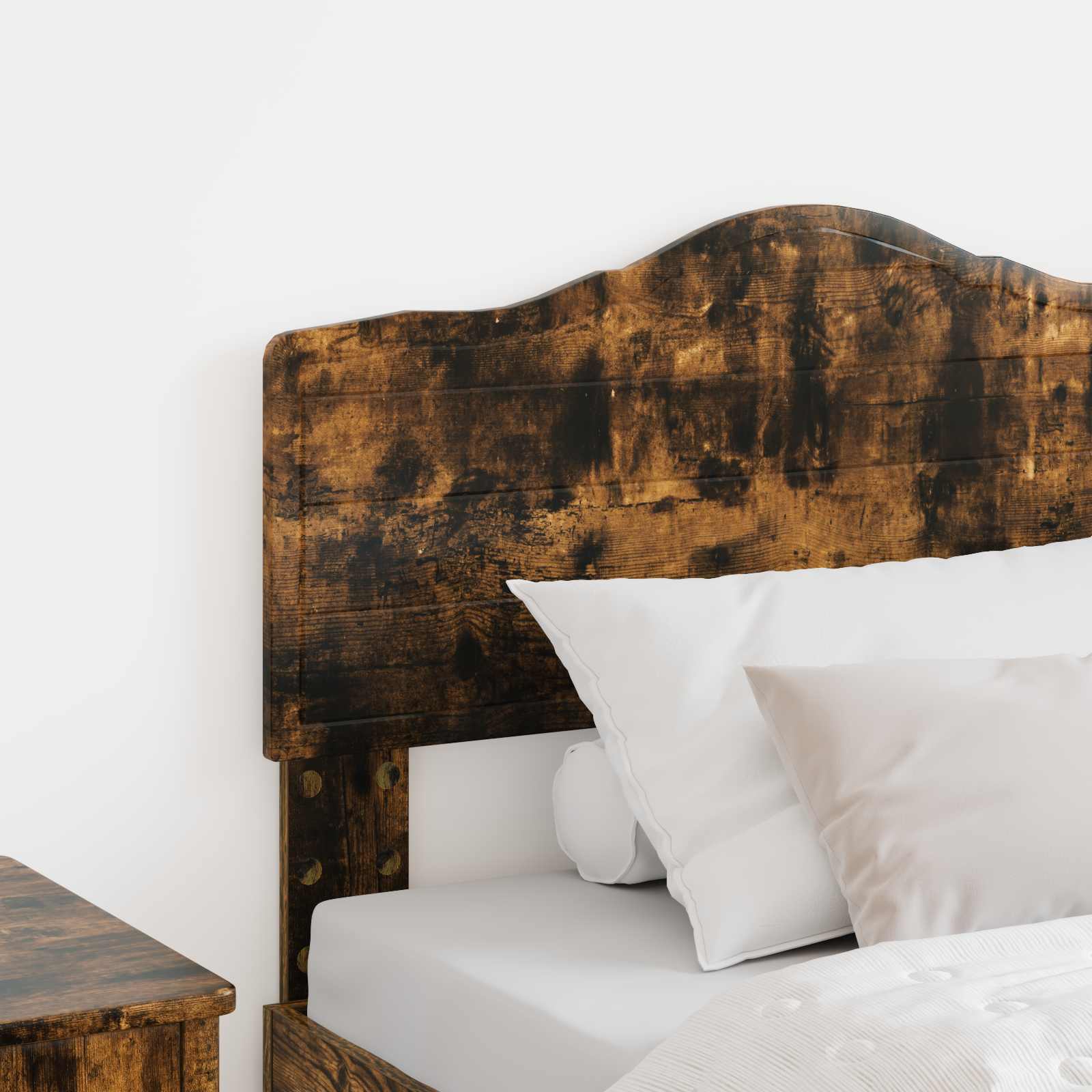 Tête de lit avec tête de lit Chêne fumé 80 cm Bois d'ingénierie - XIOS
