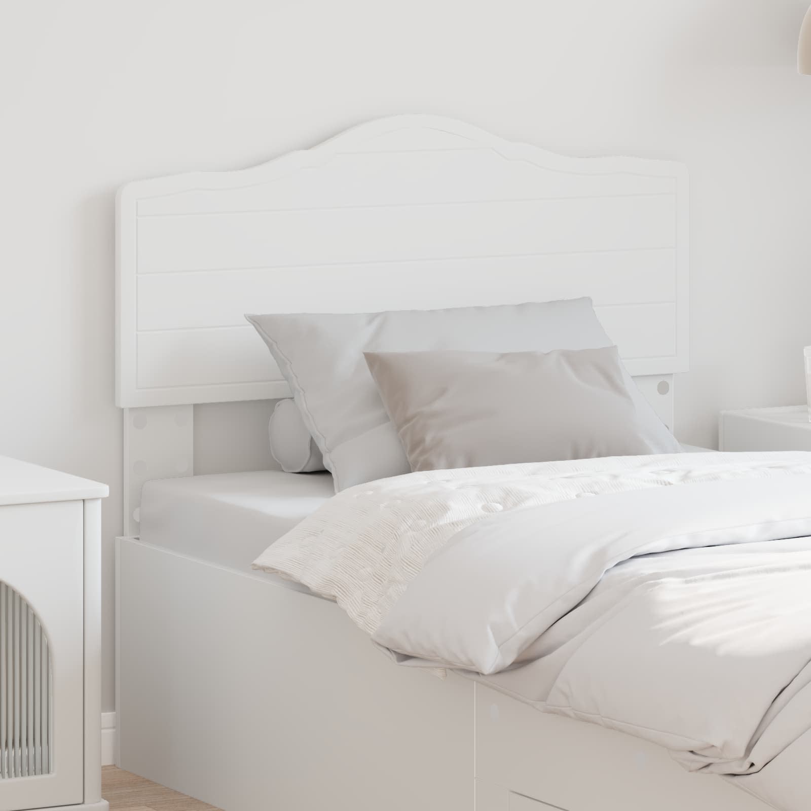 Tête de lit avec tête de lit Blanc 75 cm Bois d'ingénierie - XIOS