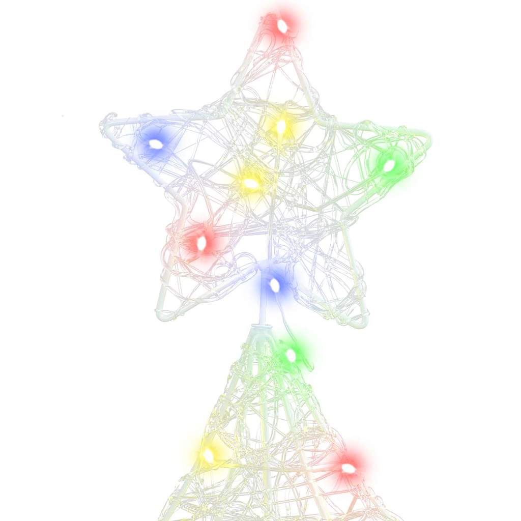 Sapin de Noël avec 100 LED Multicolore 120 cm Acrylique - XIOS