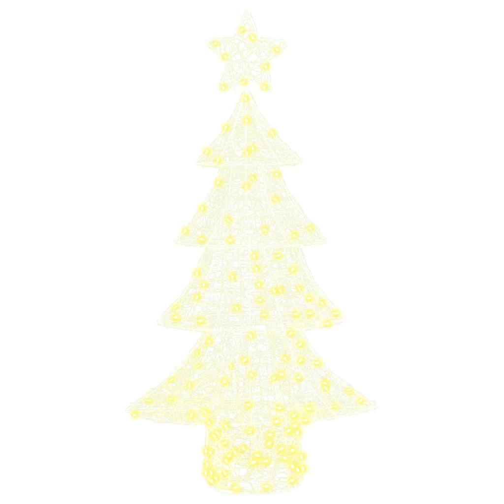 Sapin de Noël avec 160 LED Blanc chaud 150 cm Acrylique - XIOS