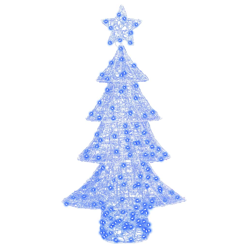 Sapin de Noël avec 160 LED Bleu 150 cm Acrylique - XIOS