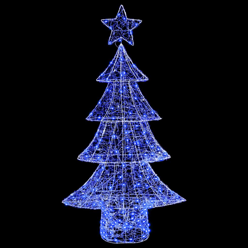 Sapin de Noël avec 160 LED Bleu 150 cm Acrylique - XIOS