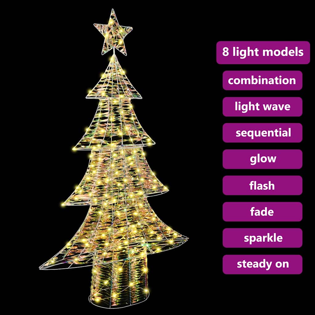 Sapin de Noël avec 160 LED Blanc chaud 150 cm PET - XIOS