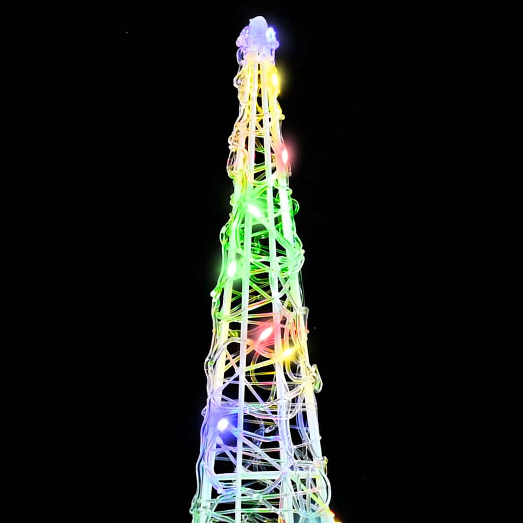 Sapin de Noël 3 pcs Multicolore 20 x 20 x 80 cm Acrylique - XIOS