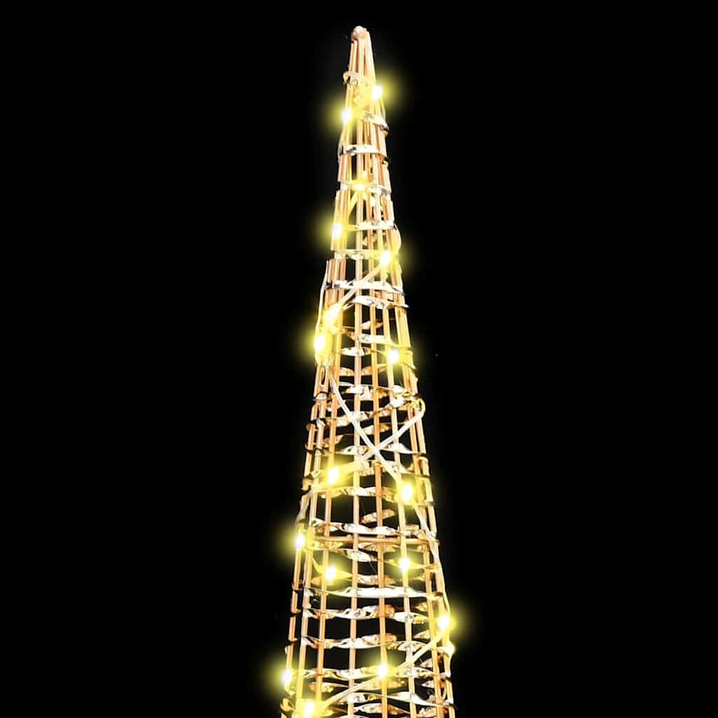 Sapin de Noël avec 90 LED 3 pcs Blanc chaud 20 x 20 x 80 cm PET - XIOS