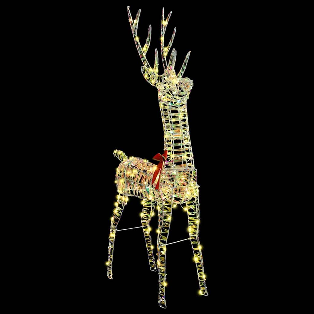 Renne 3D avec 140 LED Blanc chaud 128 cm PET - XIOS