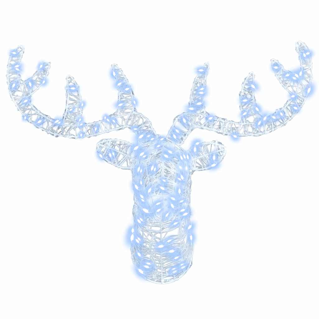 Tête de Renne avec 140 LED Blanc froid 60 cm Acrylique - XIOS