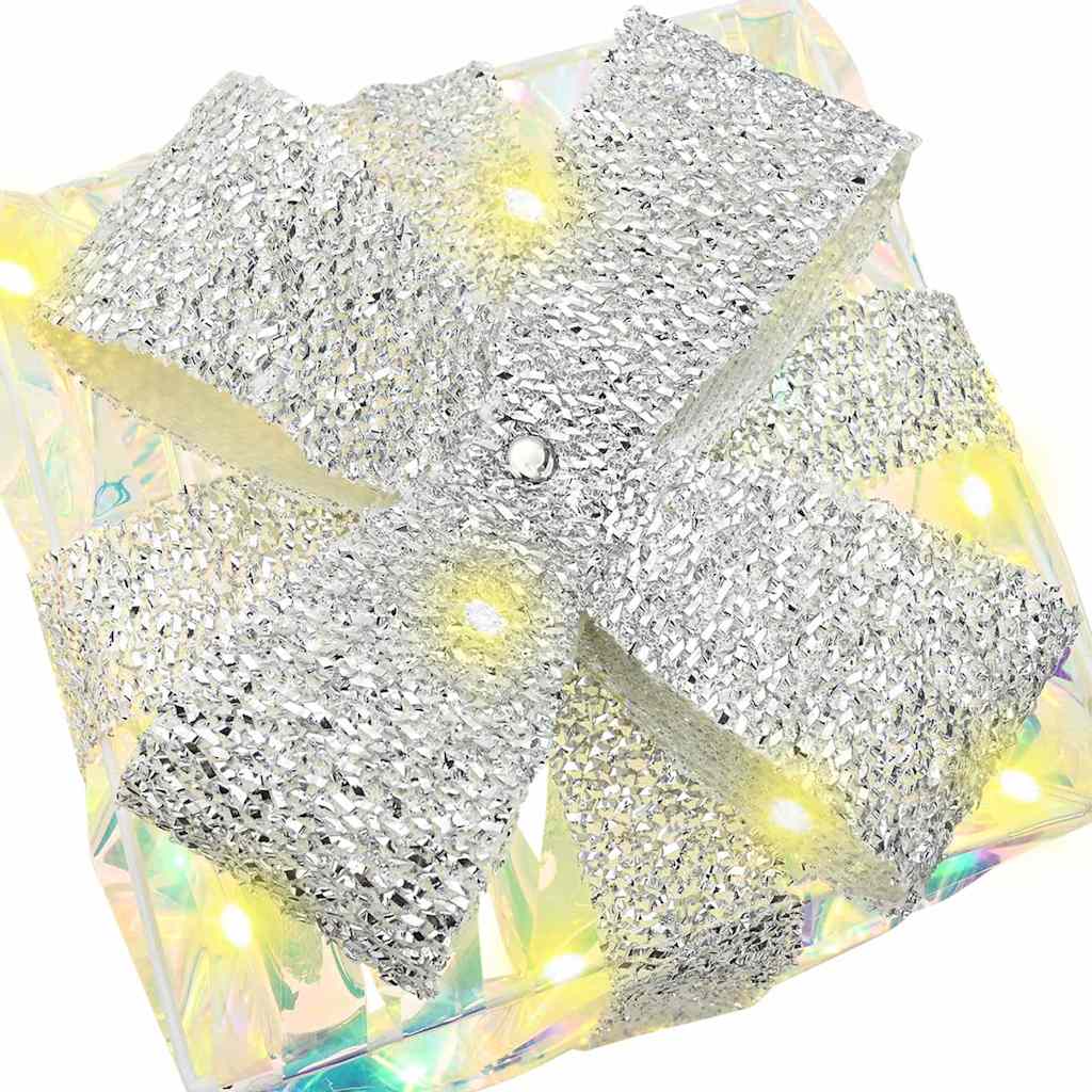 Boîte Cadeau avec 60 LED 3 pcs Blanc chaud 20 x 20 x 20 cm PET - XIOS