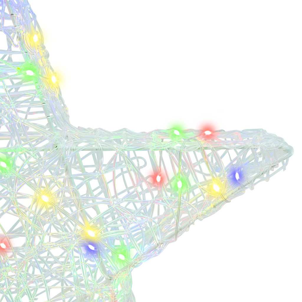 Étoile en 3D Multicolore 55 x 53,5 x 10 cm Acrylique - XIOS