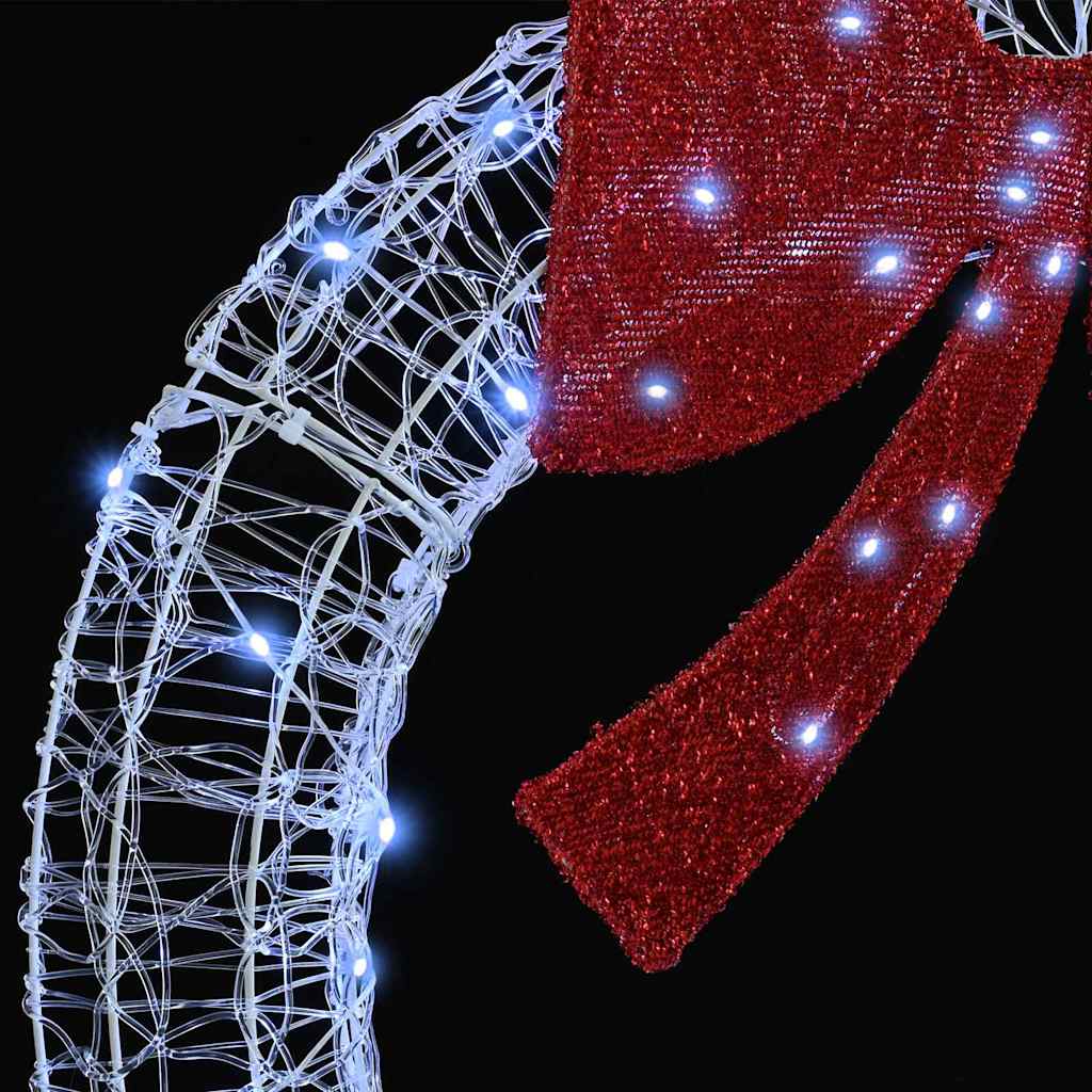 Couronne avec 150 LED Blanc froid 120 cm Acrylique - XIOS