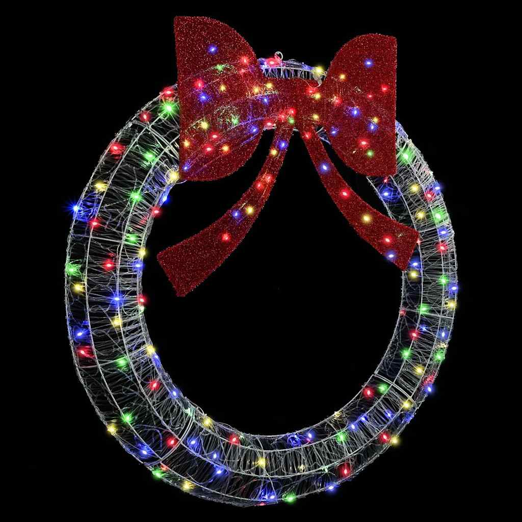 Couronne avec 150 LED Multicolore 120 cm Acrylique - XIOS
