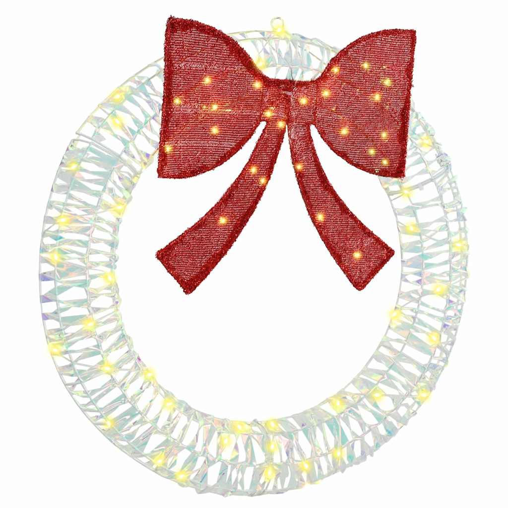 Couronne avec 60 LED Blanc chaud 75 cm PET - XIOS