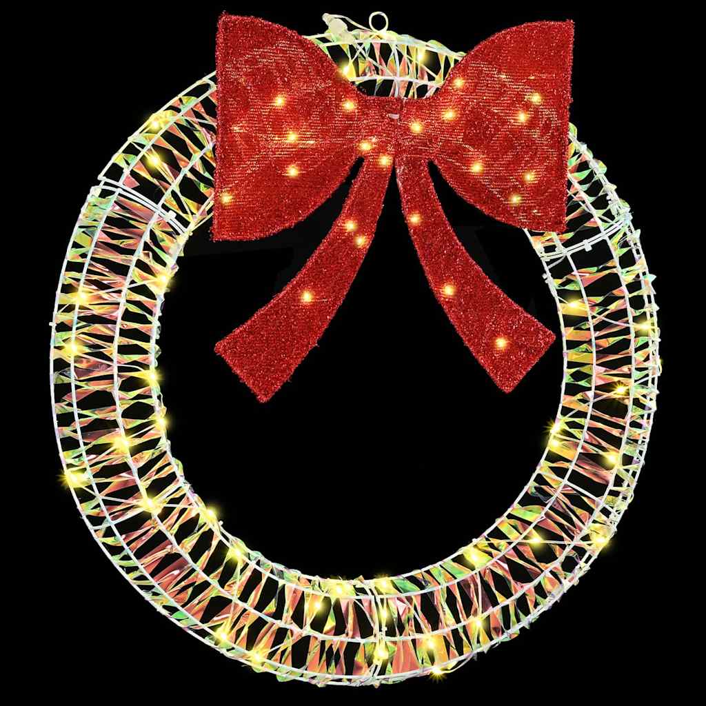 Couronne avec 60 LED Blanc chaud 75 cm PET - XIOS