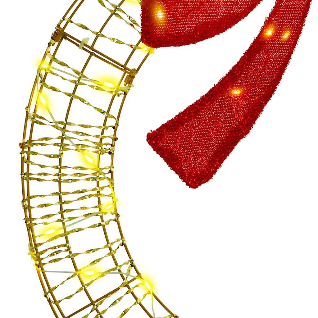 Couronne avec 60 LED Blanc chaud 75 cm PET - XIOS