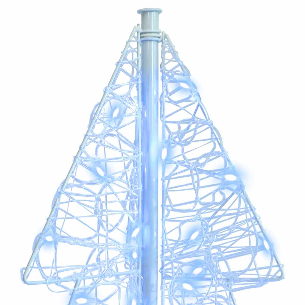 Sapin de Noël avec 100 LED Blanc Froid 120 cm Acrylique - XIOS