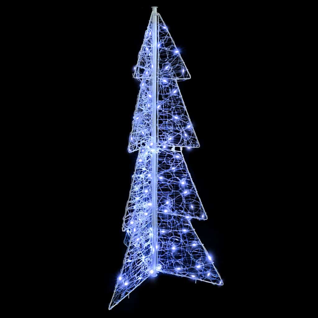 Sapin de Noël avec 100 LED Blanc Froid 120 cm Acrylique - XIOS