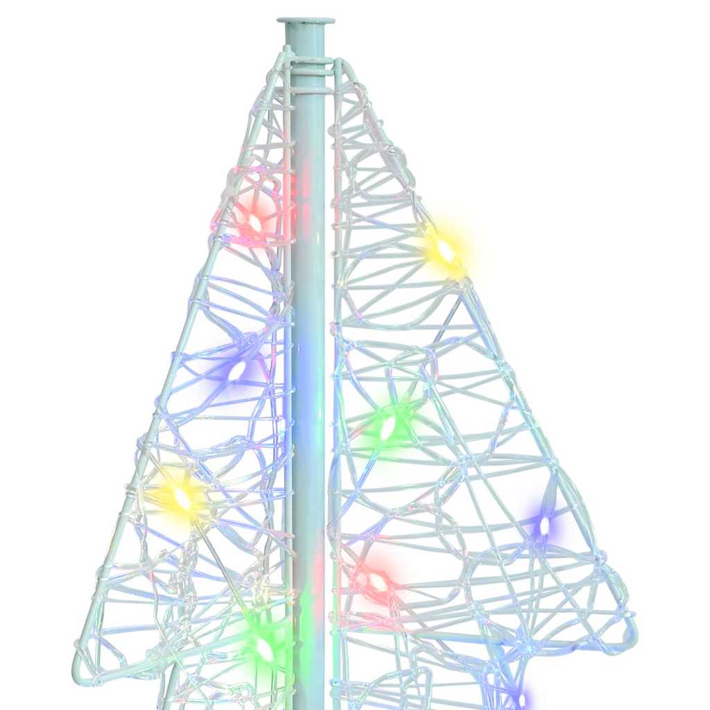 Sapin de Noël avec 100 LED Multicolore 120 cm Acrylique - XIOS
