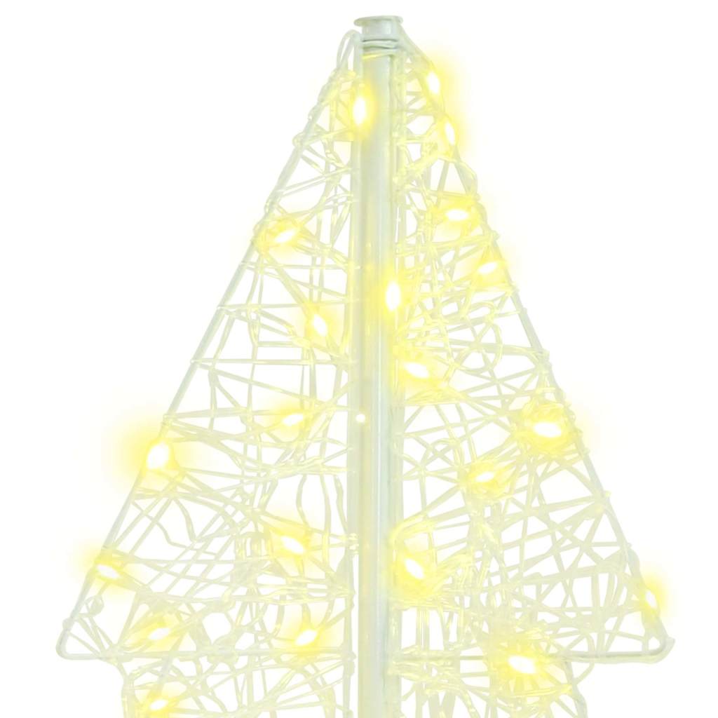 Sapin de Noël avec 160 LED Blanc chaud 150 cm Acrylique - XIOS