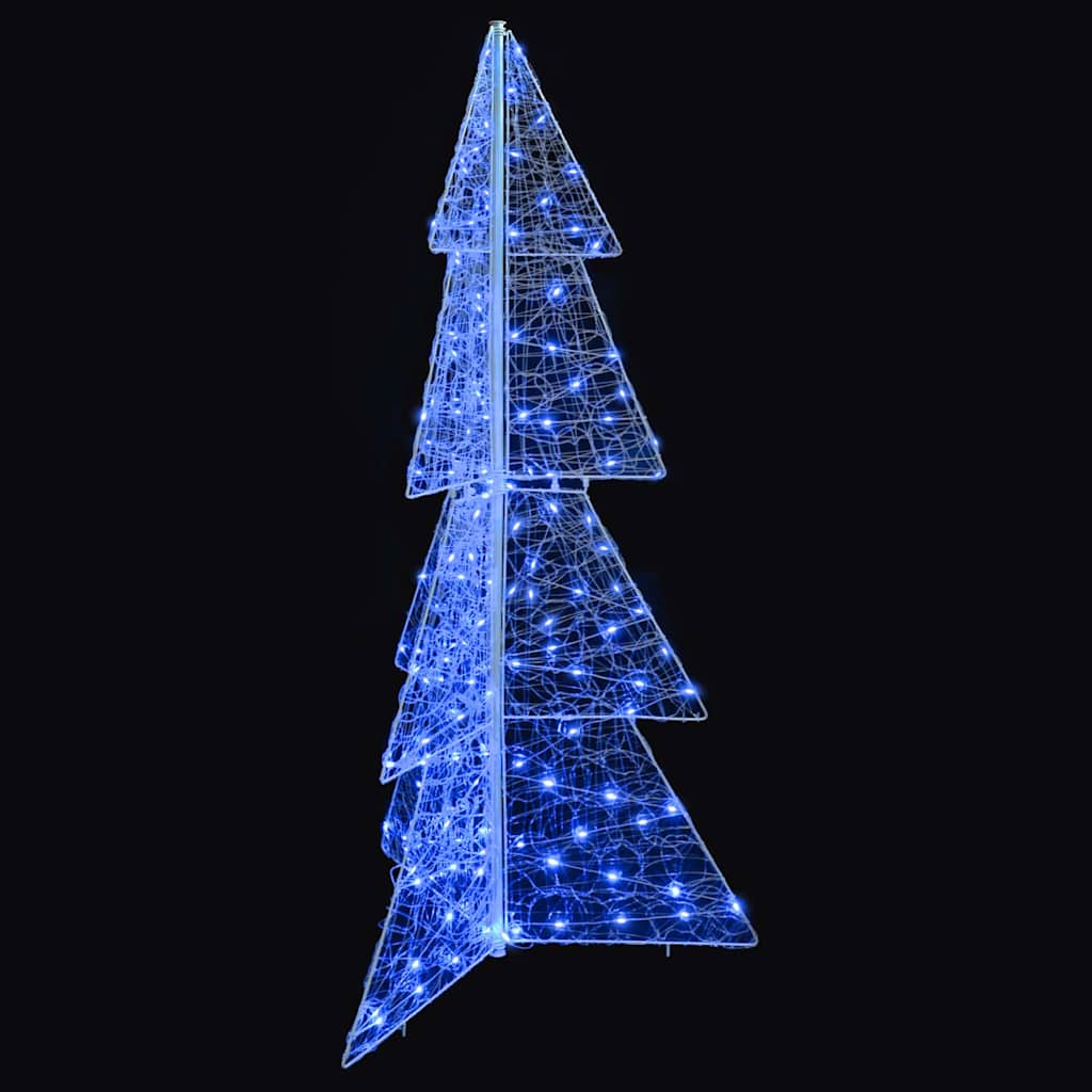 Sapin de Noël avec 160 LED Bleu 150 cm Acrylique - XIOS