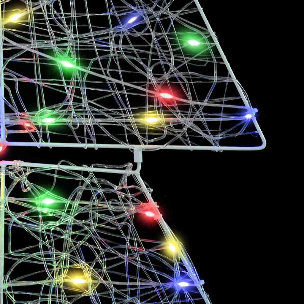 Sapin de Noël avec 160 LED Multicolore 150 cm Acrylique - XIOS
