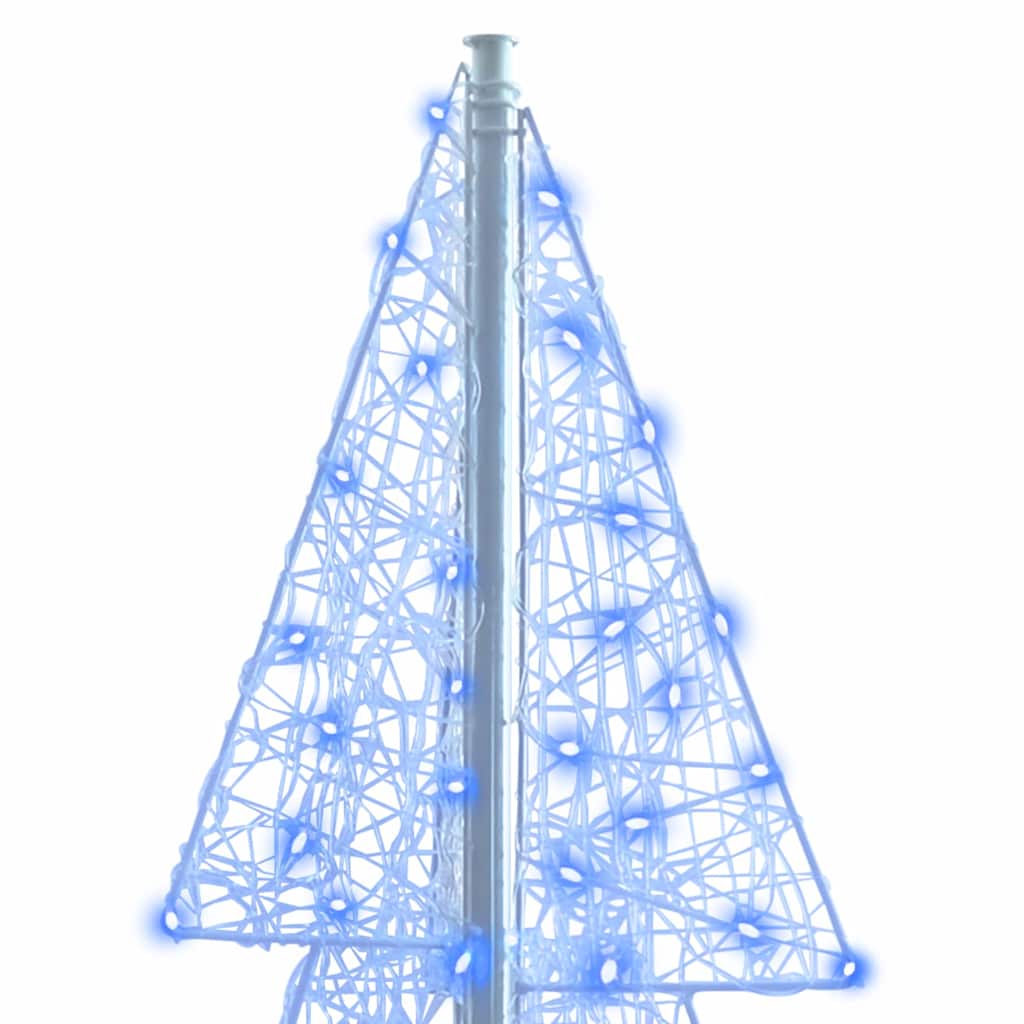 Sapin de Noël avec 240 LED Bleu 180 cm Acrylique - XIOS
