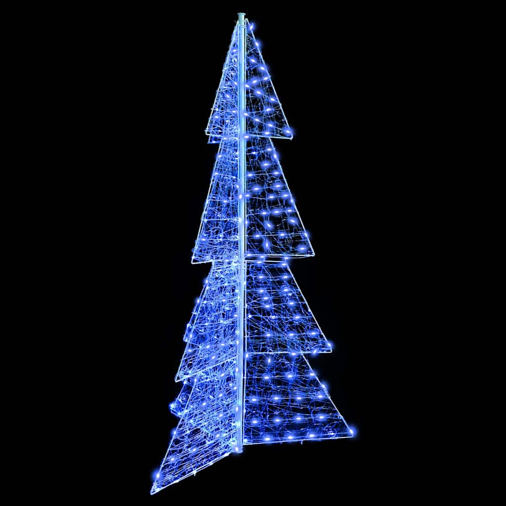Sapin de Noël avec 240 LED Bleu 180 cm Acrylique - XIOS