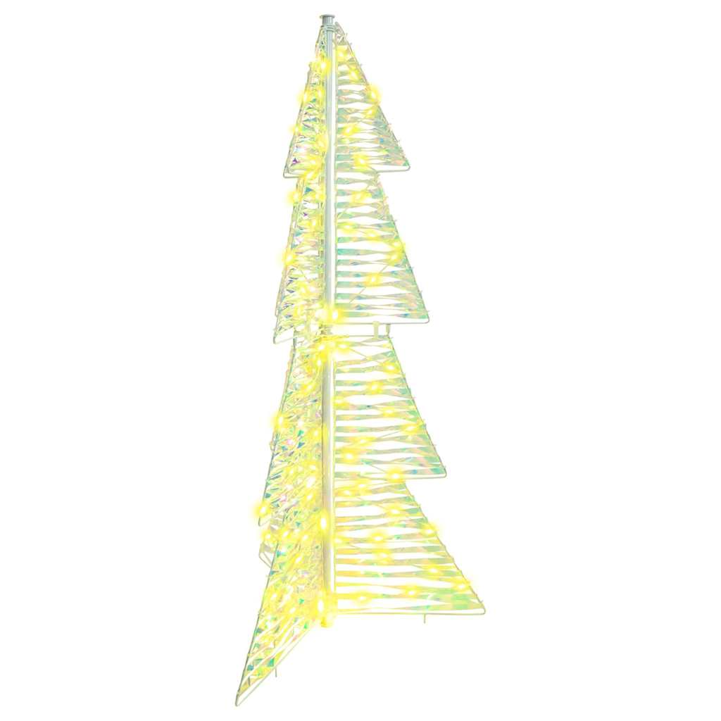 Sapin de Noël avec 100 LED Blanc chaud 120 cm PET - XIOS