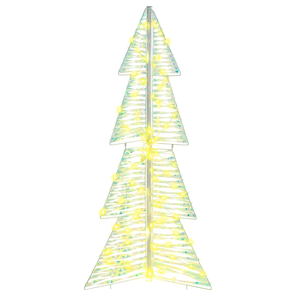 Sapin de Noël avec 100 LED Blanc chaud 120 cm PET - XIOS