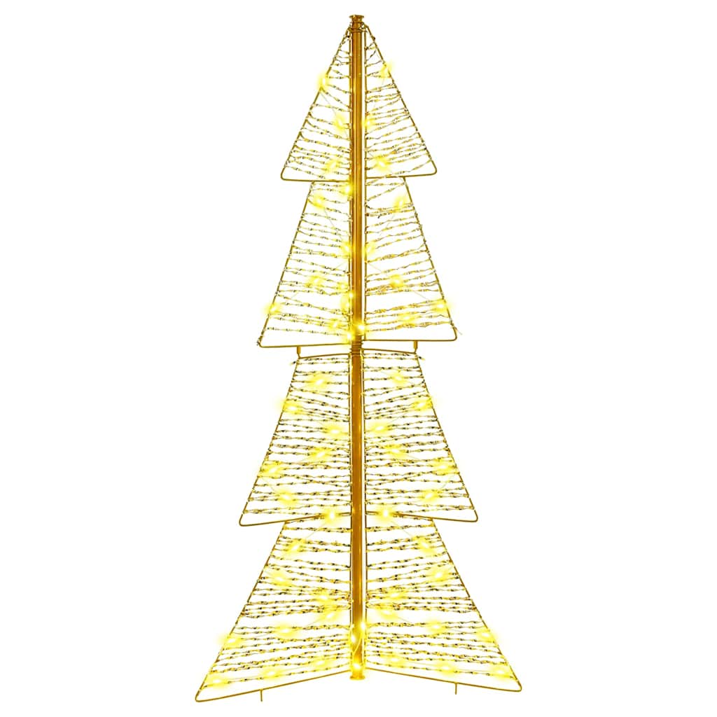 Sapin de Noël avec 100 LED Blanc chaud 120 cm PET - XIOS