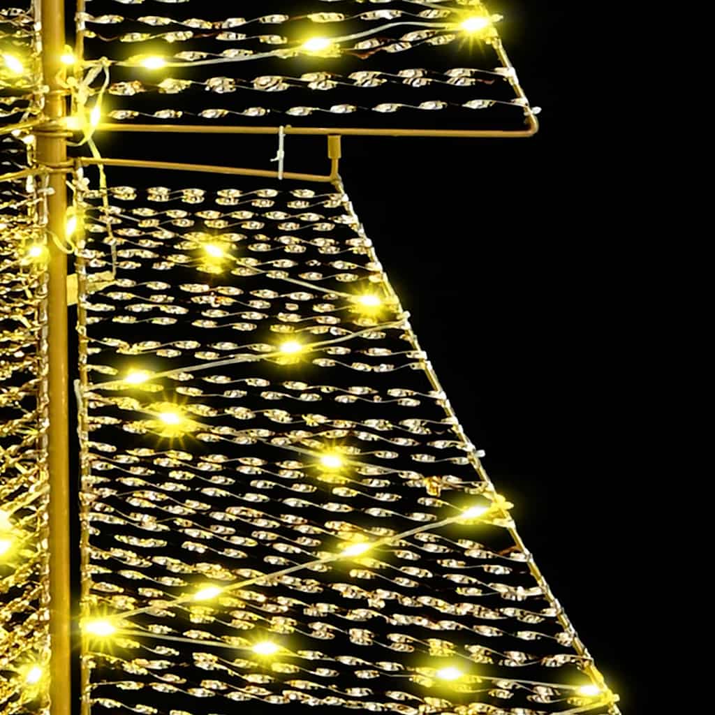 Sapin de Noël avec 240 LED Blanc chaud 180 cm PET - XIOS