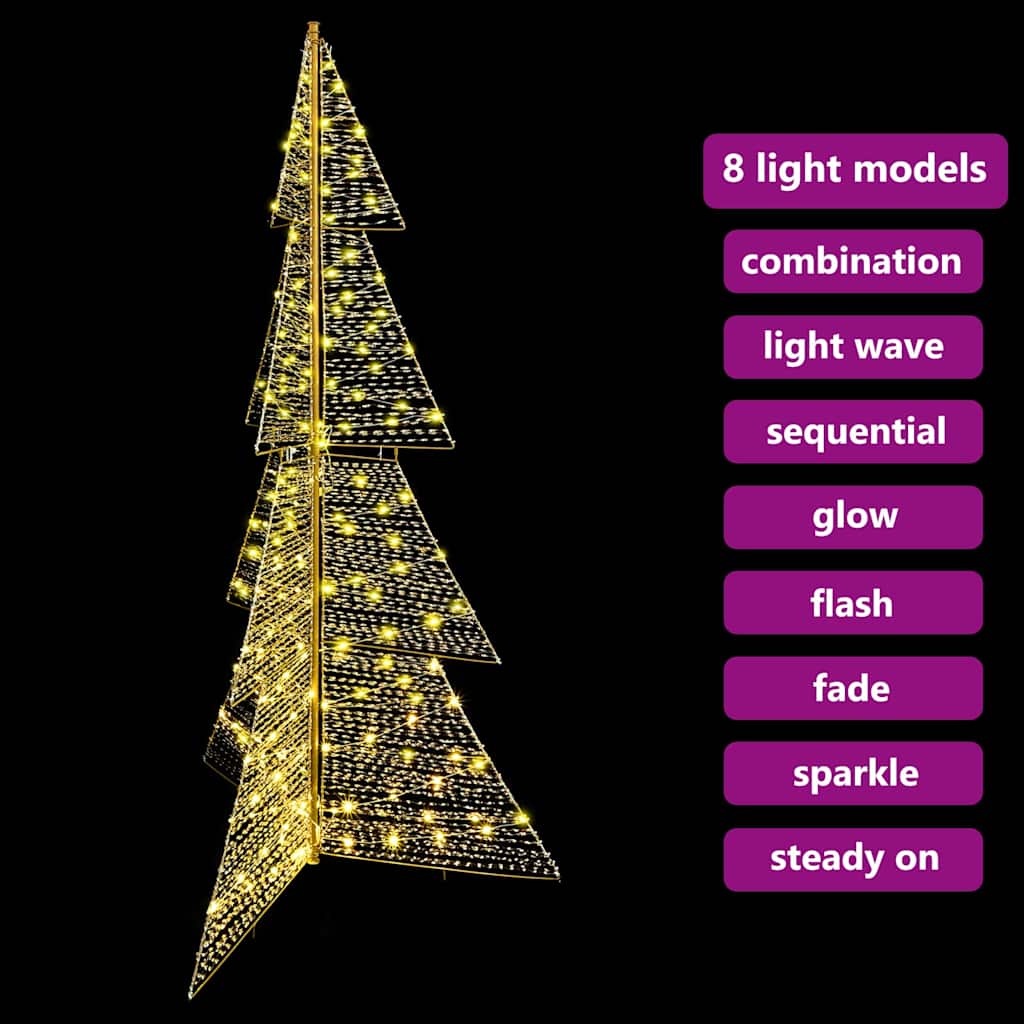 Sapin de Noël avec 240 LED Blanc chaud 180 cm PET - XIOS