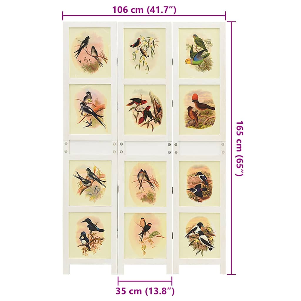 Panneau Romdivider Blanc 106 x 165 cm MDF - XIOS