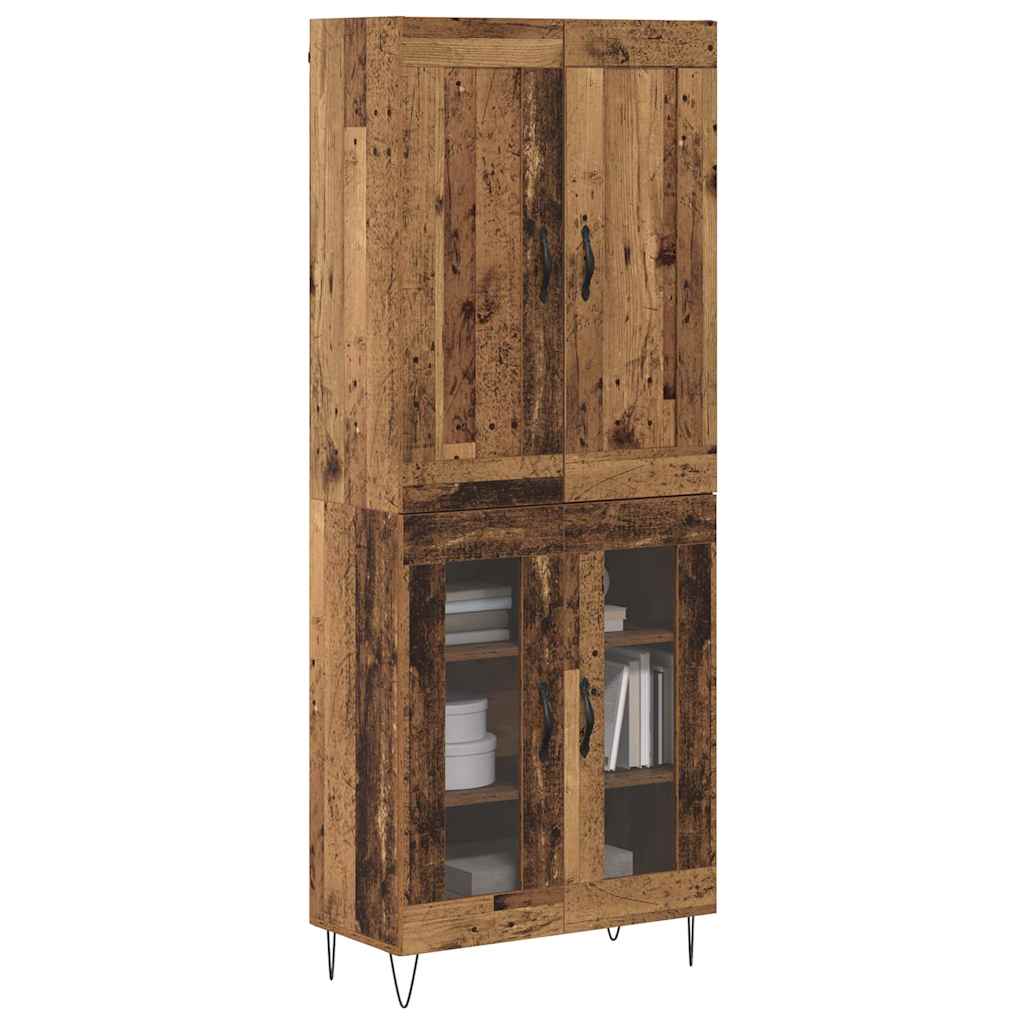 Haut Armoire Bois Ancien 69,5 x 34 x 180 cm Bois d'ingénierie - XIOS