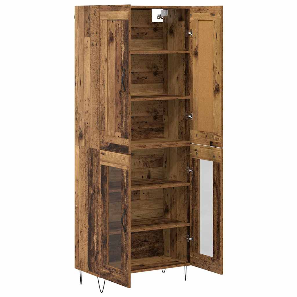 Haut Armoire Bois Ancien 69,5 x 34 x 180 cm Bois d'ingénierie - XIOS