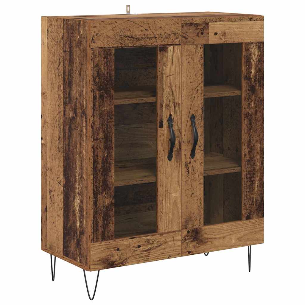 Haut Armoire Bois ancien 69,5 x 34 x 180 cm Bois d'ingénierie - XIOS