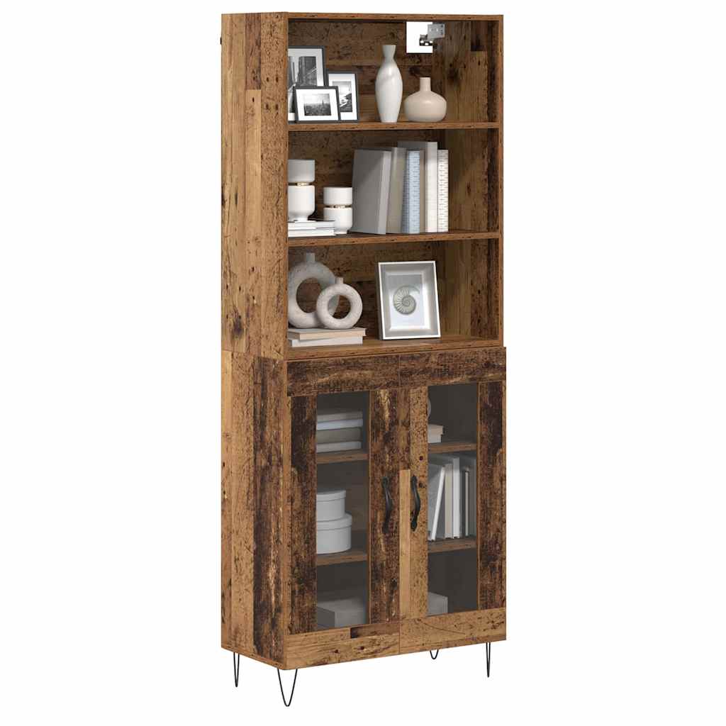 Haut Armoire Bois ancien 69,5 x 34 x 180 cm Bois d'ingénierie - XIOS