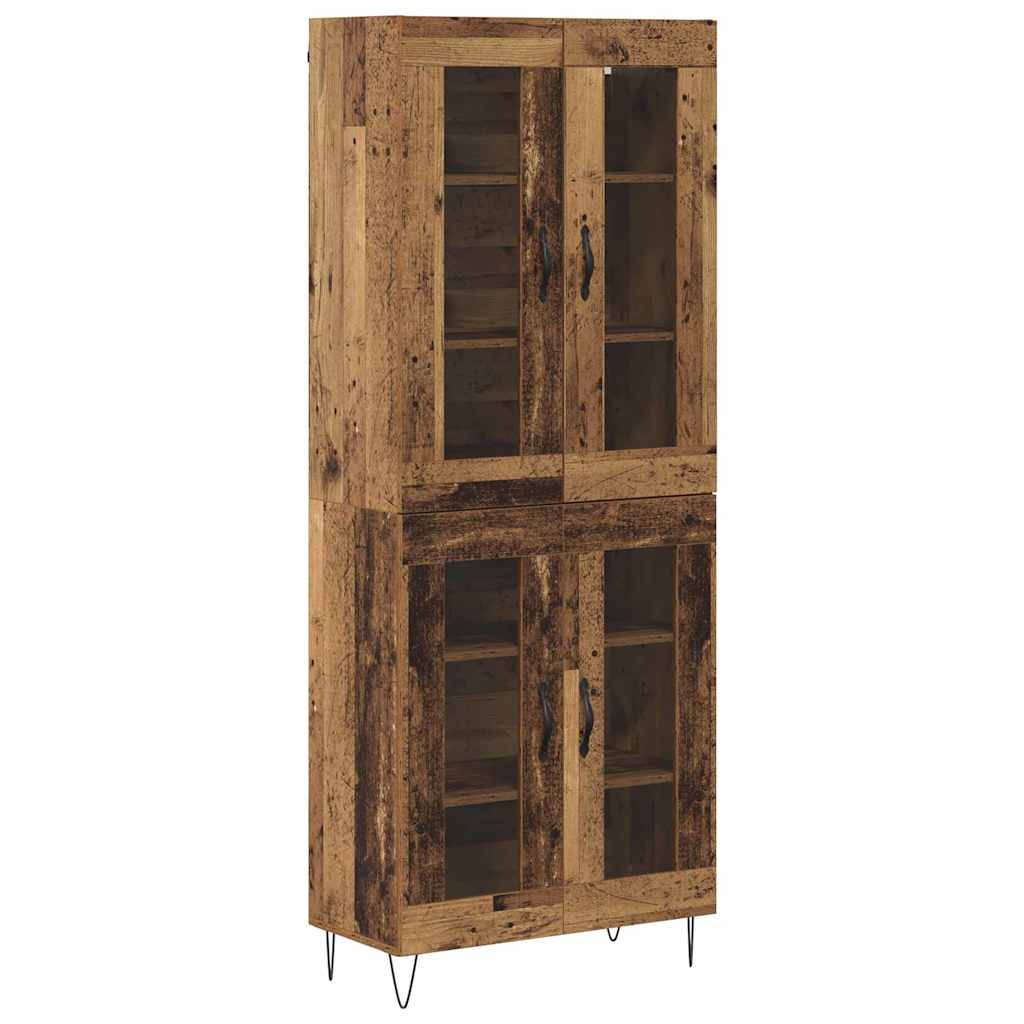 Haut Armoire Bois Ancien 69,5 x 34 x 180 cm Bois d'ingénierie - XIOS