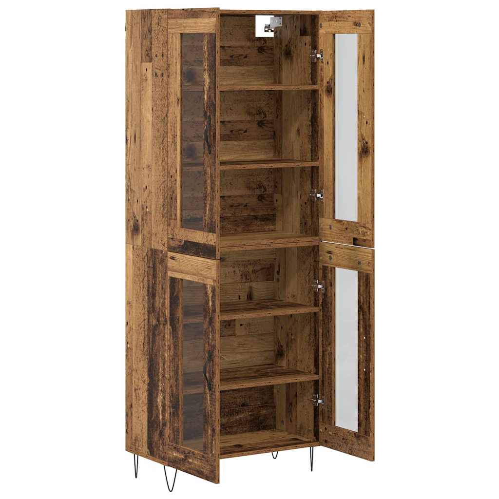 Haut Armoire Bois Ancien 69,5 x 34 x 180 cm Bois d'ingénierie - XIOS