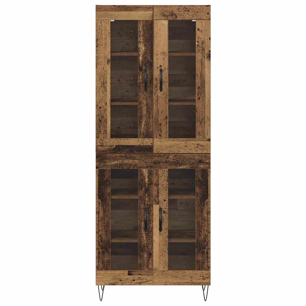 Haut Armoire Bois Ancien 69,5 x 34 x 180 cm Bois d'ingénierie - XIOS