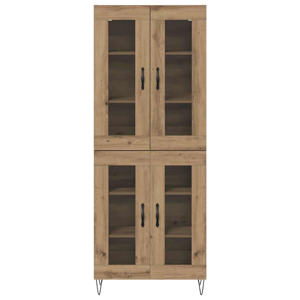Haut Armoire Chêne artisanal 69,5 x 34 x 180 cm - XIOS