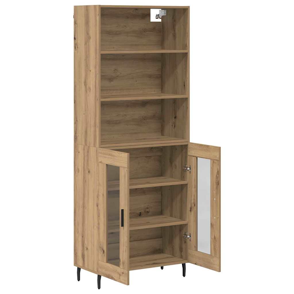 Haut Armoire Chêne artisanal 69,5 x 34 x 180 cm - XIOS