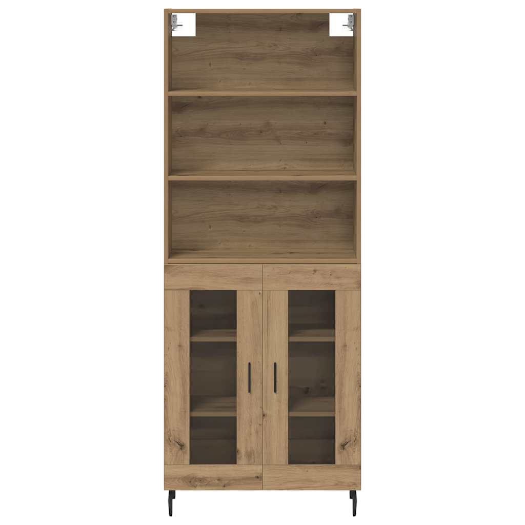 Haut Armoire Chêne artisanal 69,5 x 34 x 180 cm - XIOS