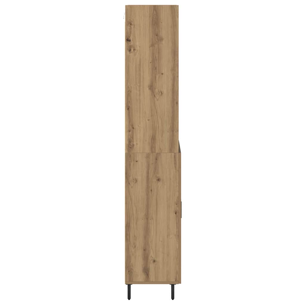 Haut Armoire Chêne artisanal 69,5 x 34 x 180 cm - XIOS