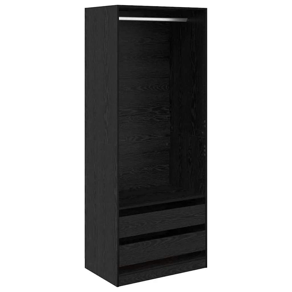 Armoire Chêne noir 80 x 50 x 200 cm Bois d’ingénierie - XIOS