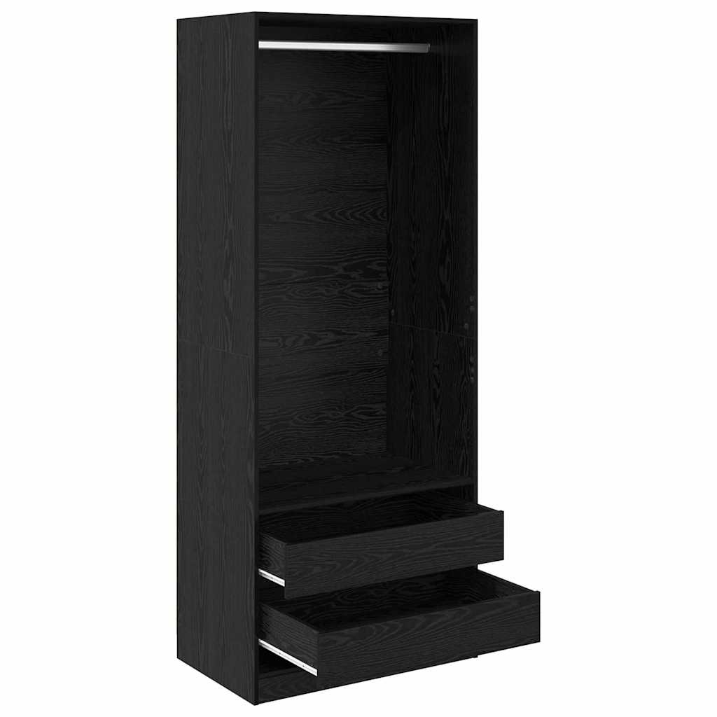 Armoire Chêne noir 80 x 50 x 200 cm Bois d'ingénierie - XIOS