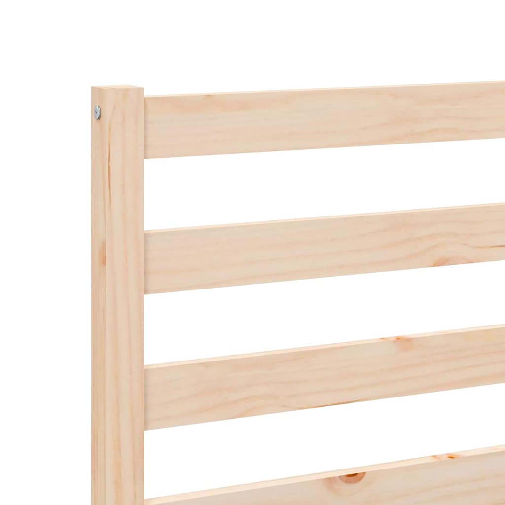 Cadre de lit Naturel 208,5 x 157,5 x 69,5 cm Bois de Pin Massif - XIOS