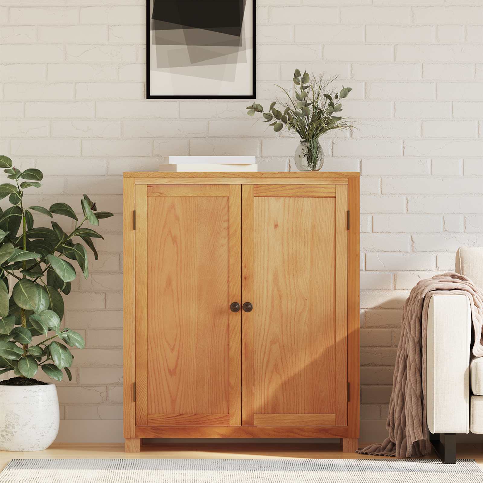 Armoire avec stockage avec porte Marron Bois d'ingénierie - XIOS
