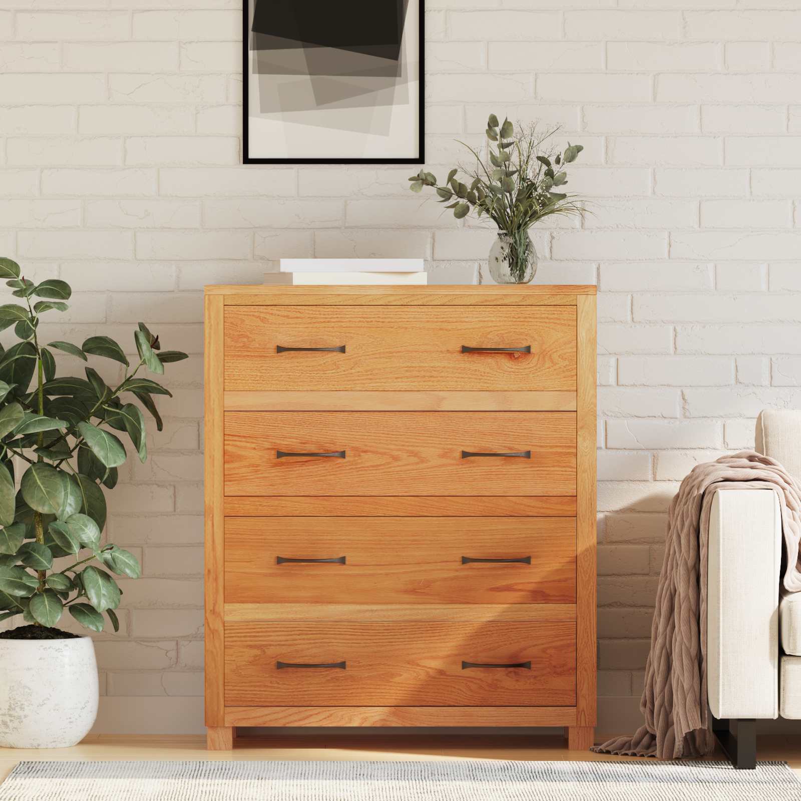 Armoire avec tiroir avec stockage Marron Bois d'ingénierie - XIOS